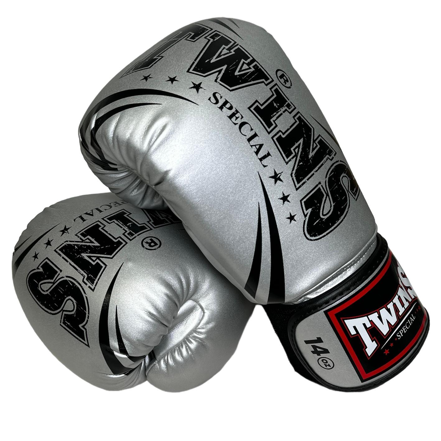 Twins nyrkkeilyhanskat E-Metal SILVER
