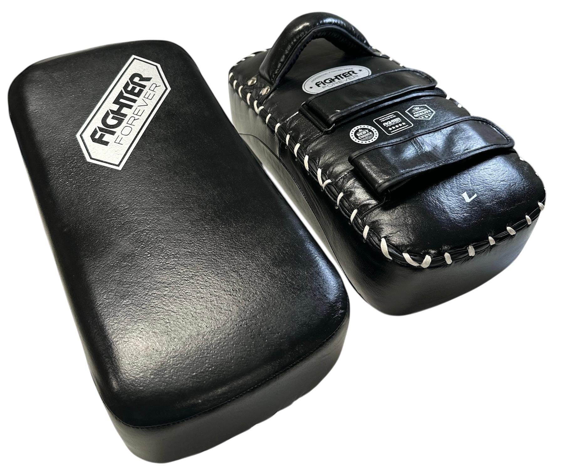 Osta Fighter Forever Thai Pad Potkutyynyt MUSTA-HOPEA 40cm Thainyrkkeilykaupasta