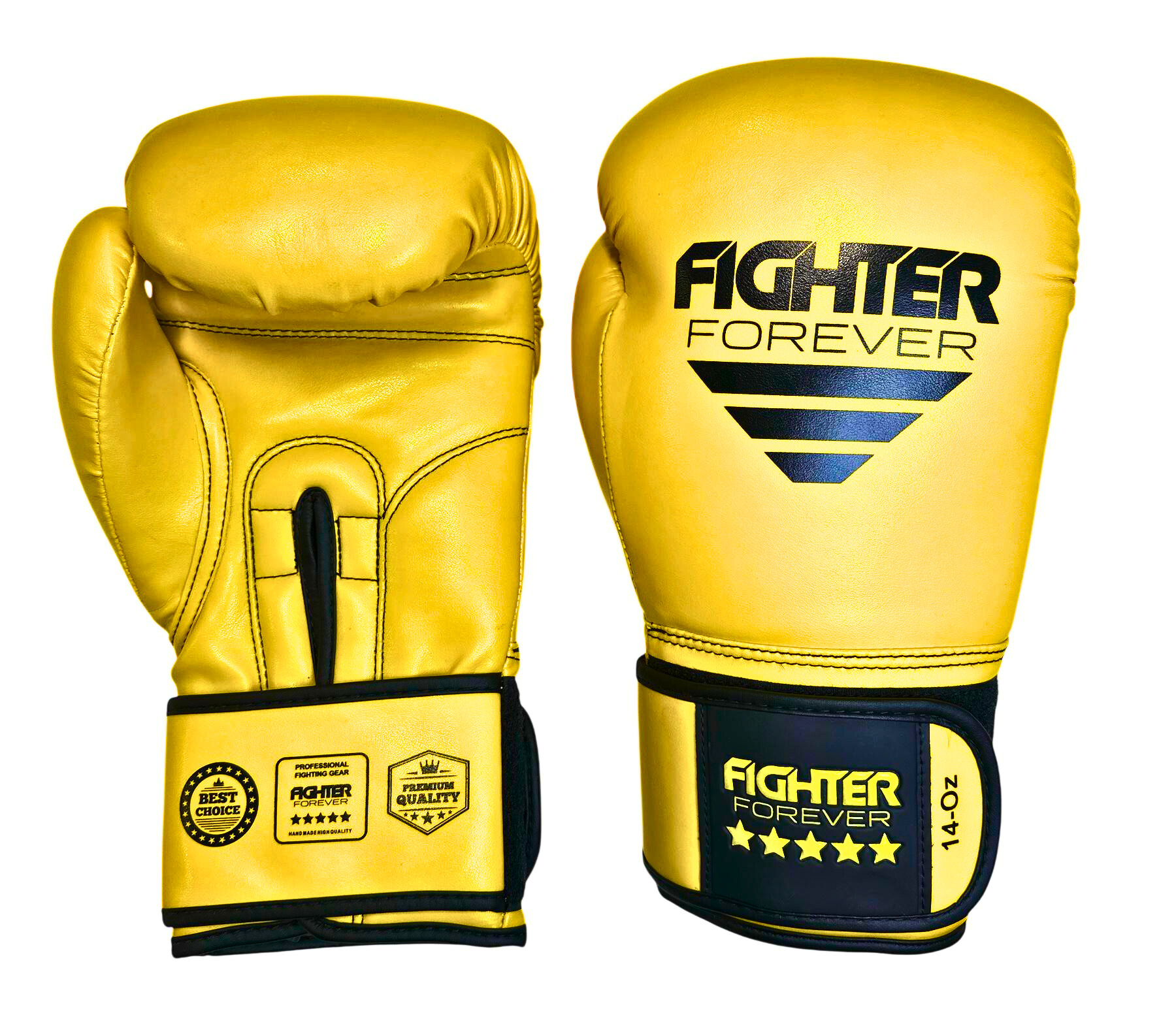 Osta Fighter Forever EVO nyrkkeilyhanskat KELTA-MUSTA Thainyrkkeilykaupasta