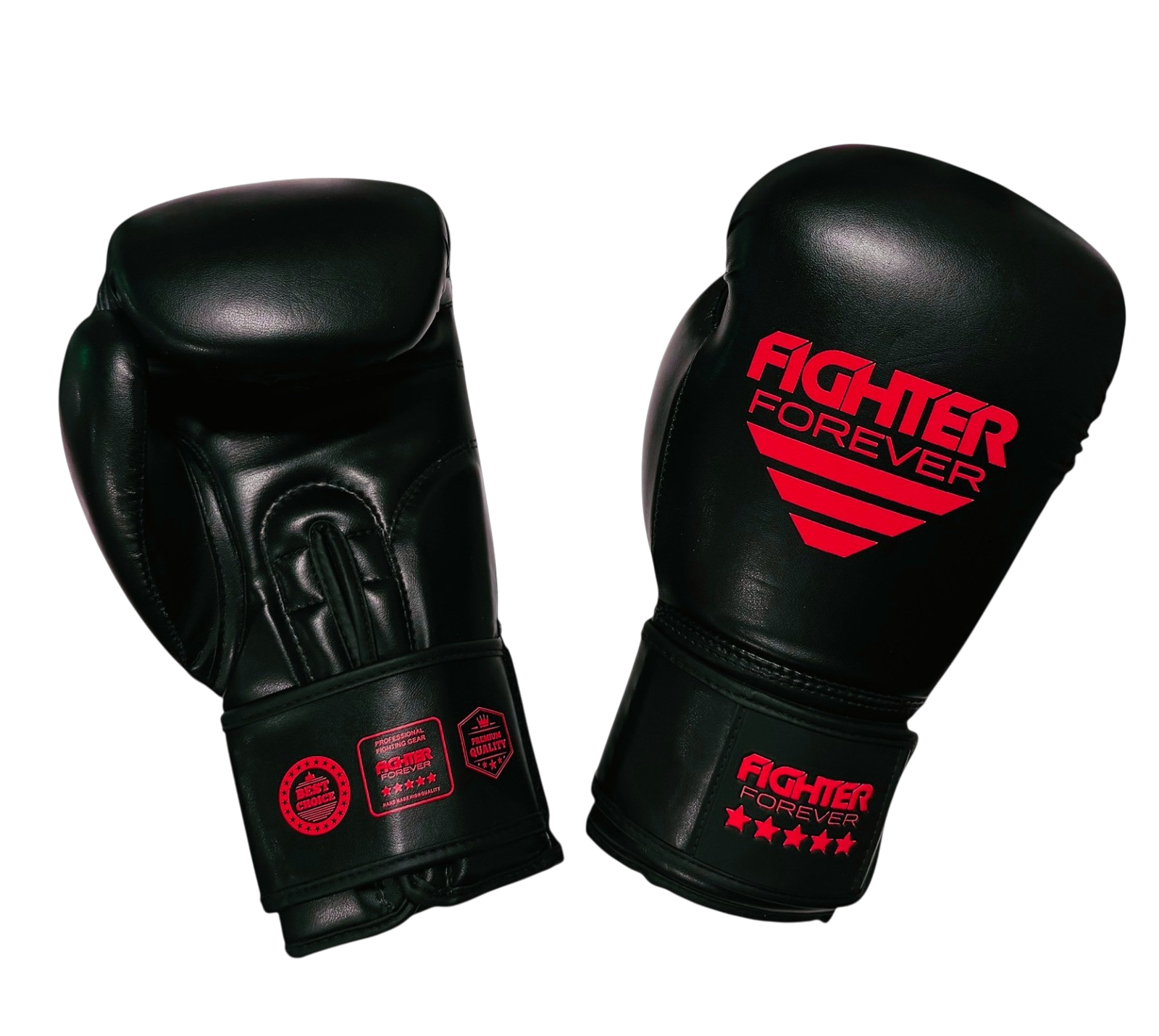 Osta Fighter Forever EVO nyrkkeilyhanskat PUNA-MUSTA Thainyrkkeilykaupasta