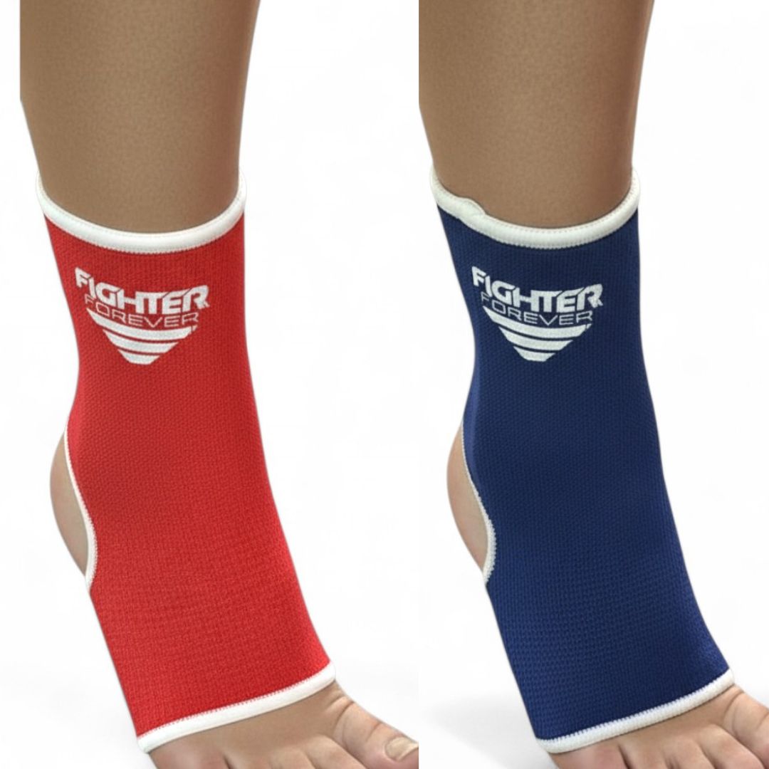 Osta Fighter Forever Nilkkatuet Small Puna-sini Thainyrkkeilykaupasta