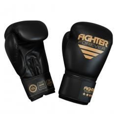 Osta Fighter Forever EVO FIT NARROW Nyrkkeilyhanskat MUSTA-KULTA Thainyrkkeilykaupasta