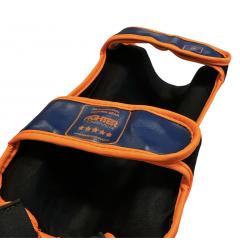Osta Fighter Forever EVO Lasten Säärisuojat SINI-ORANSSI Thainyrkkeilykaupasta