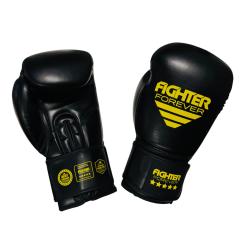 Osta Fighter Forever EVO nyrkkeilyhanskat MUSTA-KELTA Thainyrkkeilykaupasta