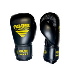 Osta Fighter Forever EVO nyrkkeilyhanskat MUSTA-KELTA Thainyrkkeilykaupasta