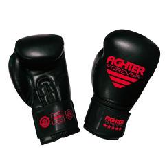 Osta Fighter Forever EVO nyrkkeilyhanskat PUNA-MUSTA Thainyrkkeilykaupasta