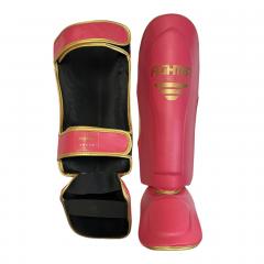 Osta Fighter Forever EVO Säärisuojat PINKKI-KULTA Thainyrkkeilykaupasta